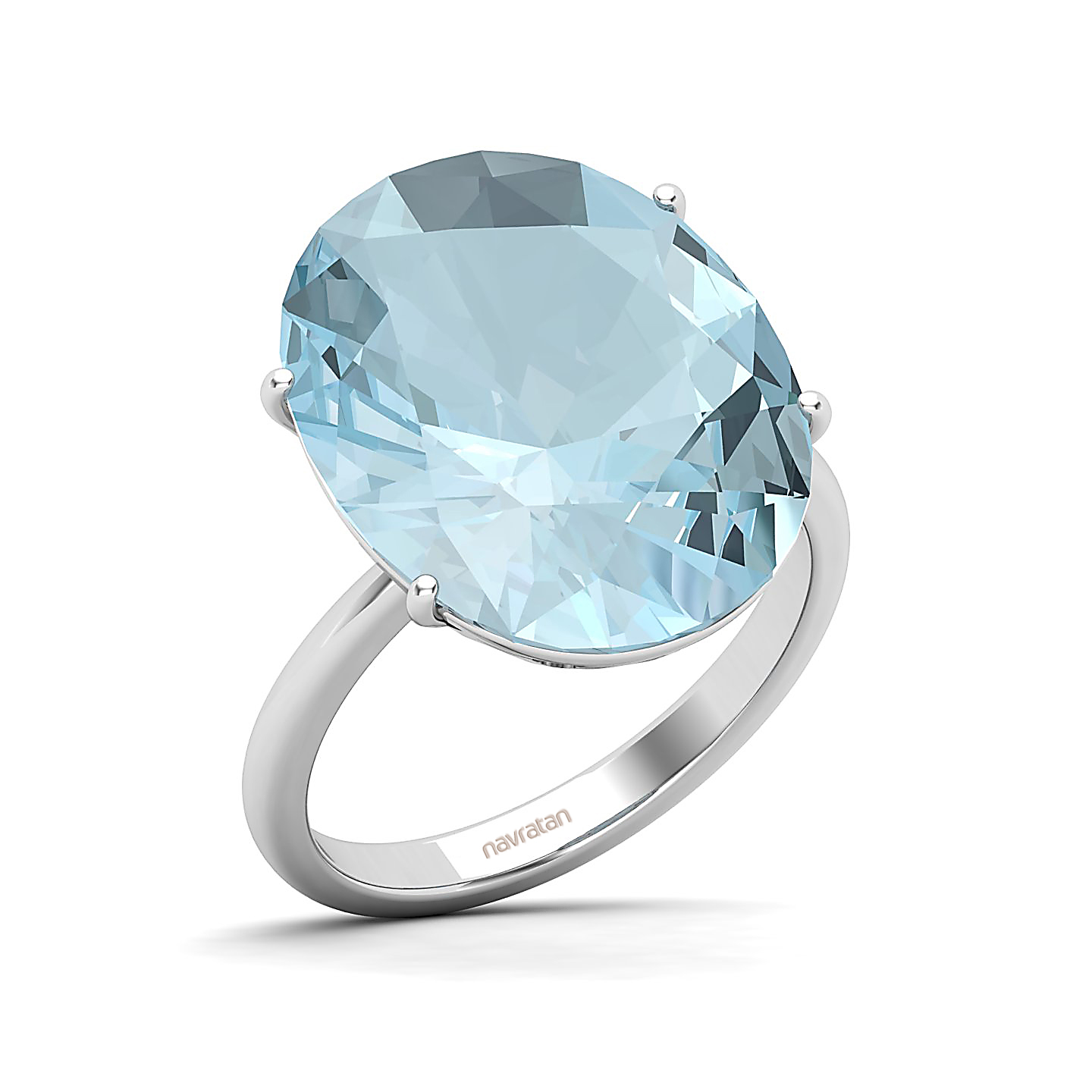 The Minimalistic Aquamarine Gold Ring