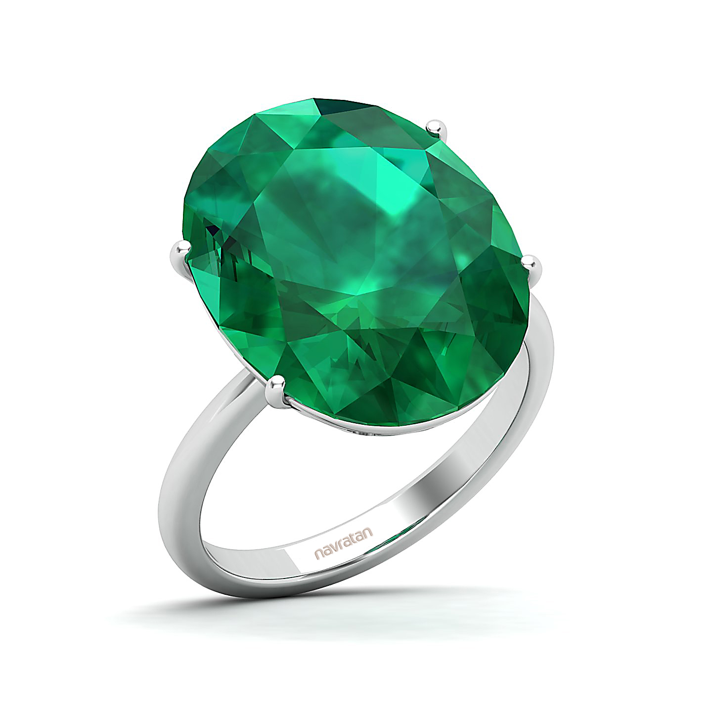 The Minimalistic Emerald Gold Ring