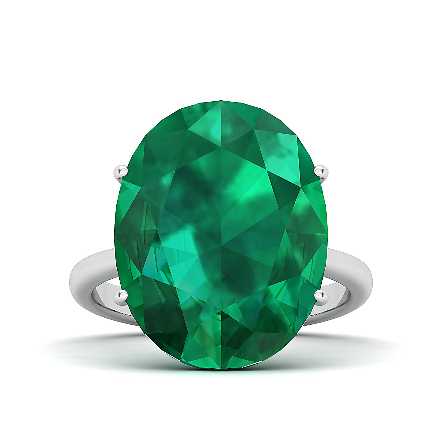 The Minimalistic Emerald Gold Ring