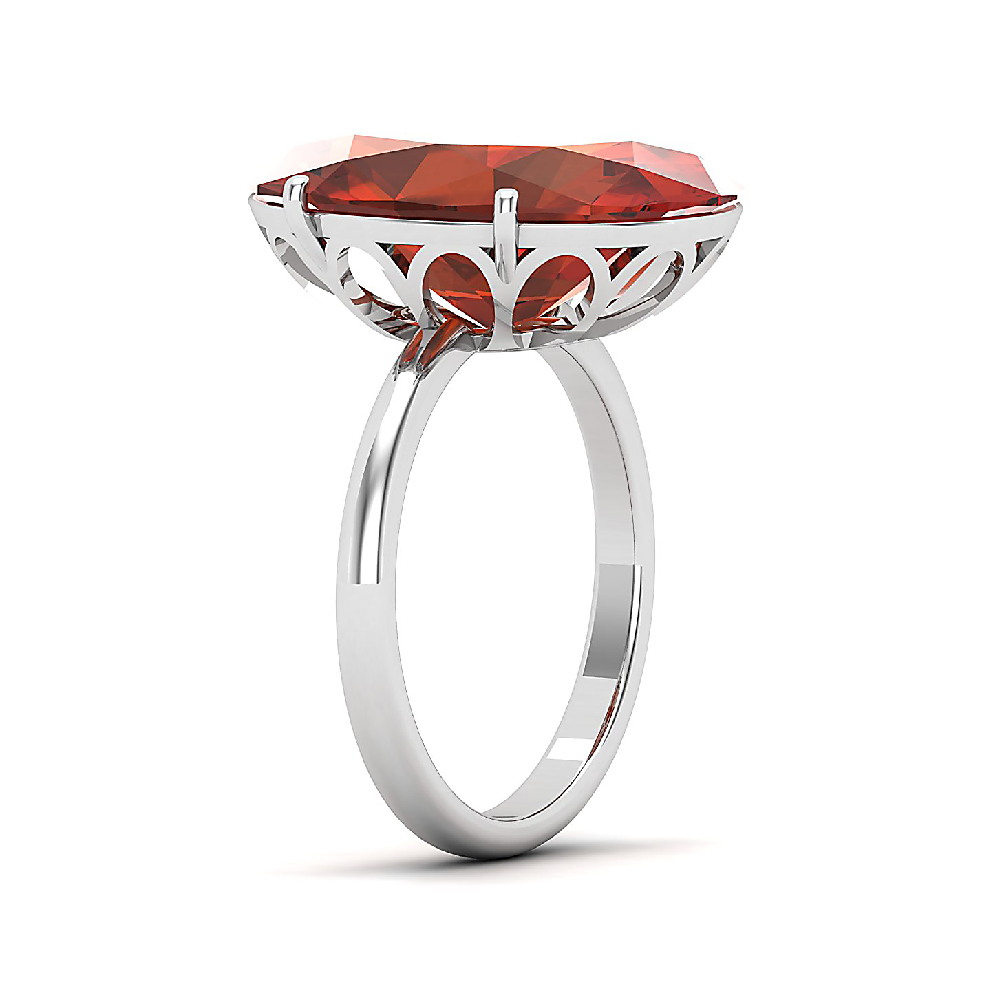 The Minimalistic Hessonite Gold Rin