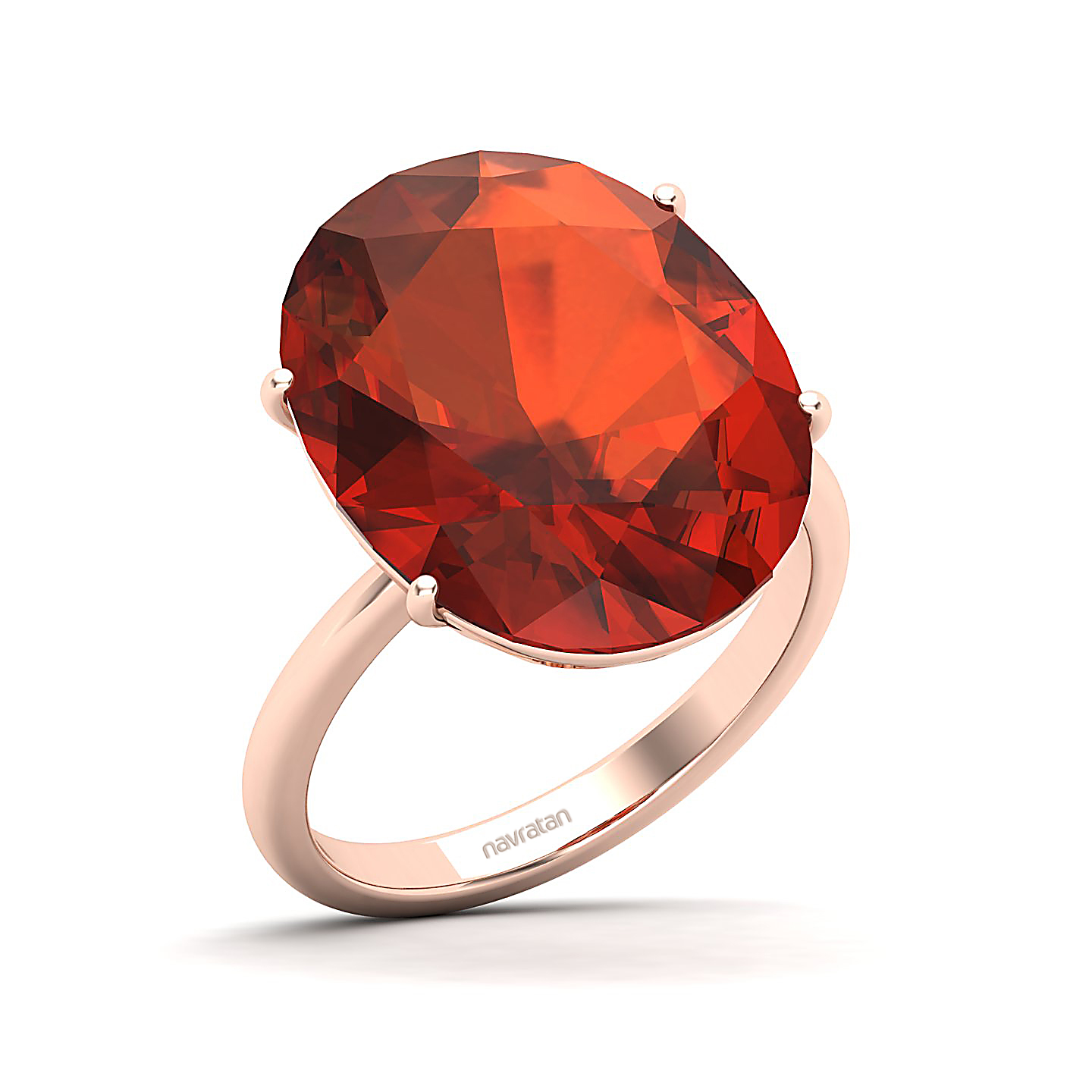 The Minimalistic Hessonite Gold Rin