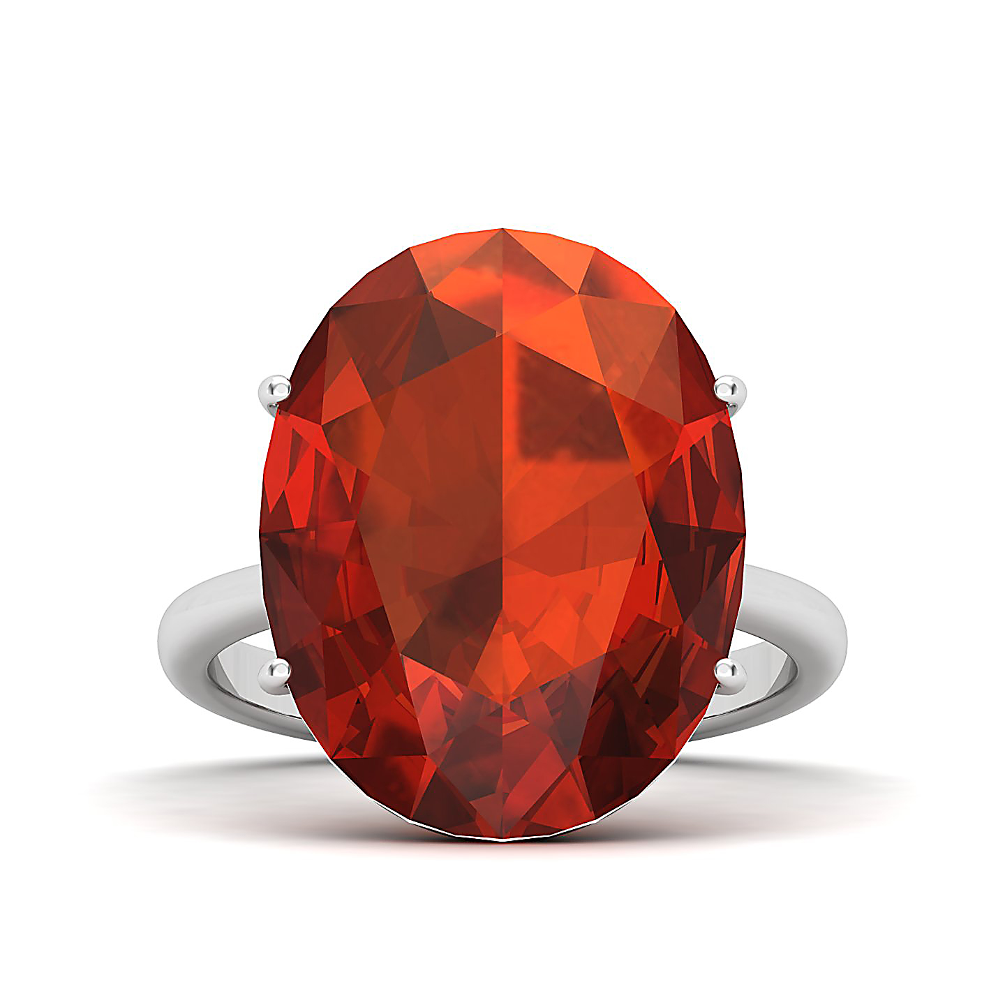 The Minimalistic Hessonite Gold Rin