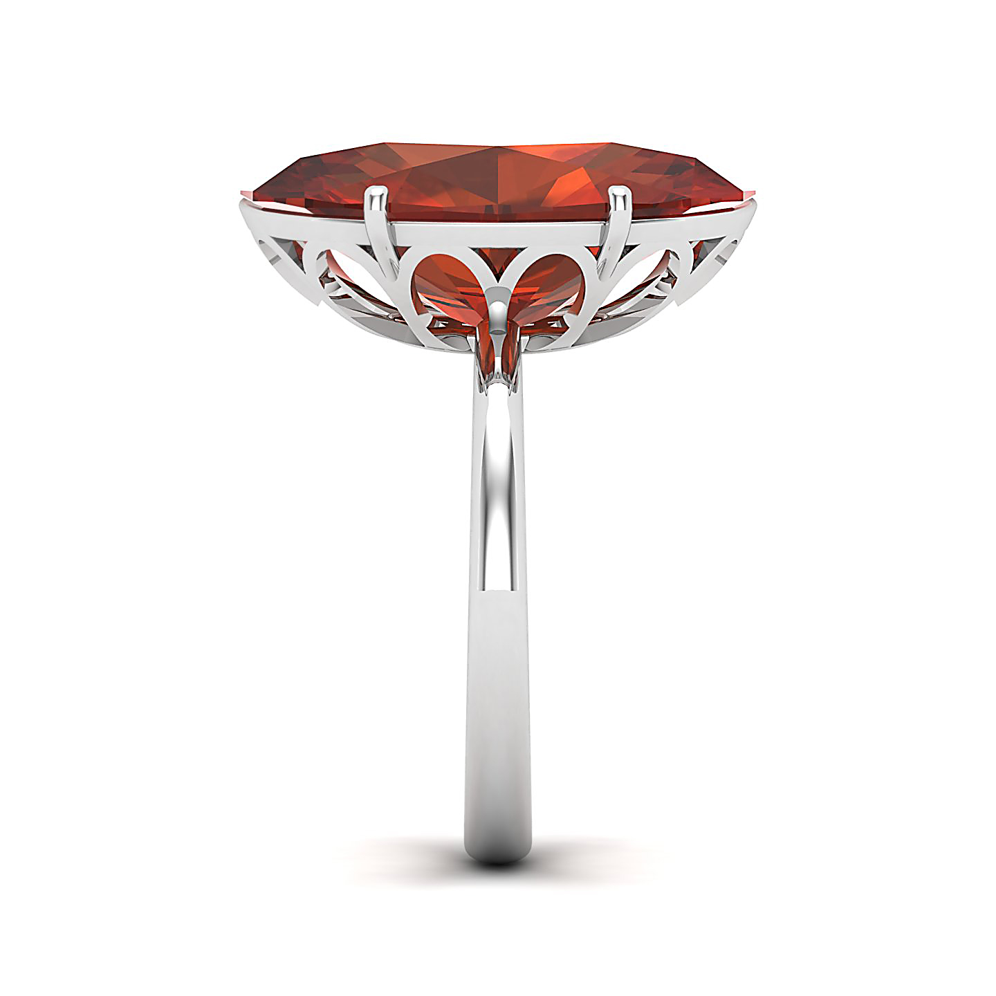 The Minimalistic Hessonite Gold Rin