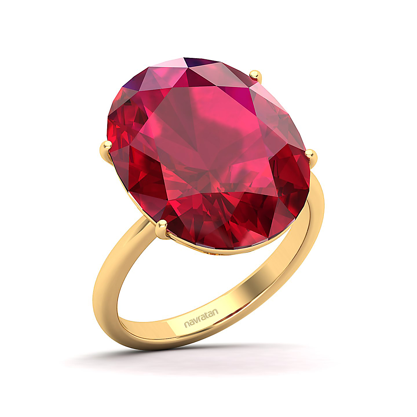 The Minimalistic Ruby Gold Ring
