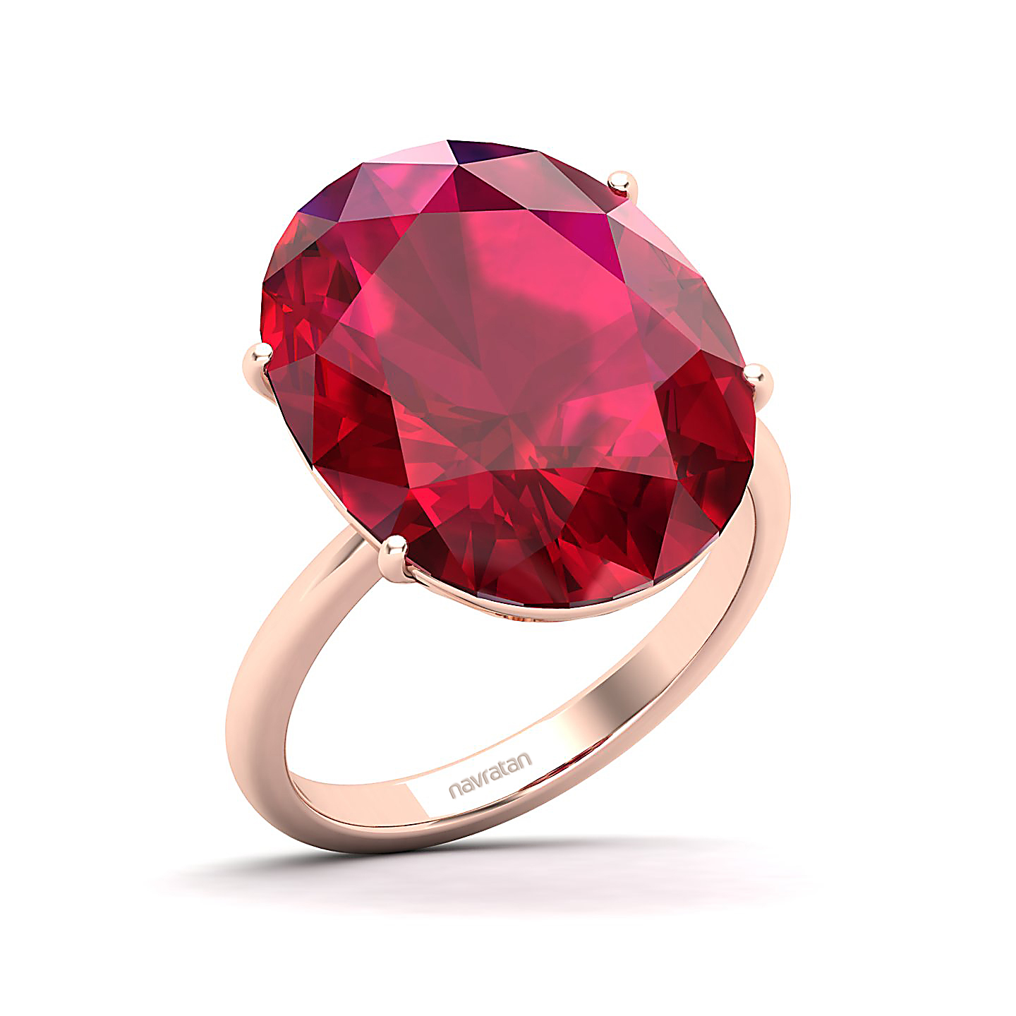 The Minimalistic Ruby Gold Ring