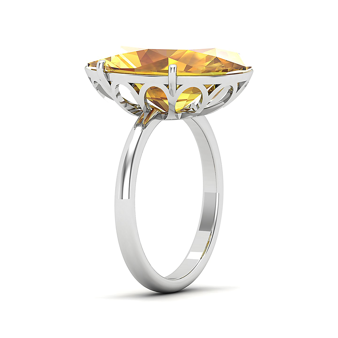 The Minimalistic Yellow Sapphire Gold Ring