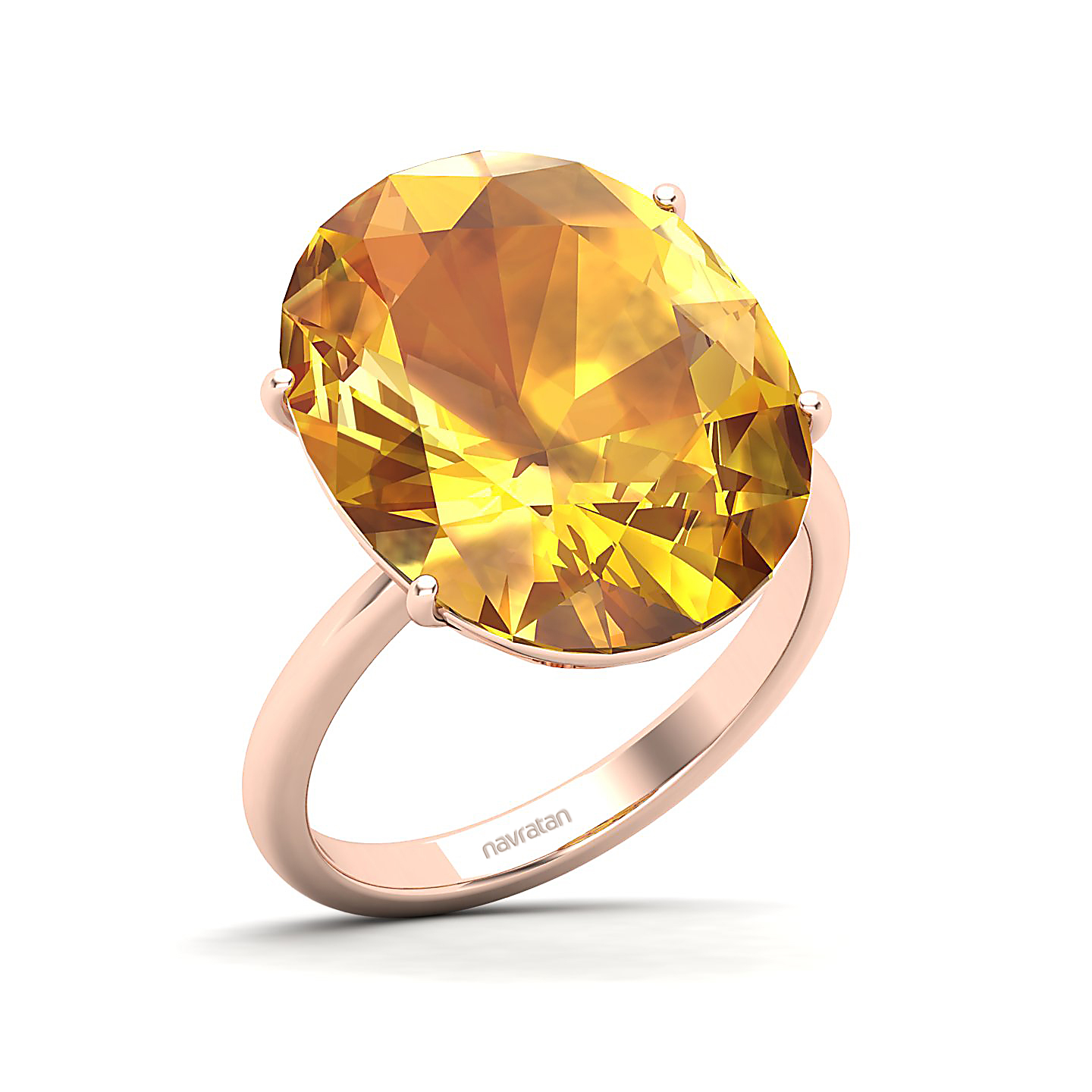 The Minimalistic Yellow Sapphire Gold Ring
