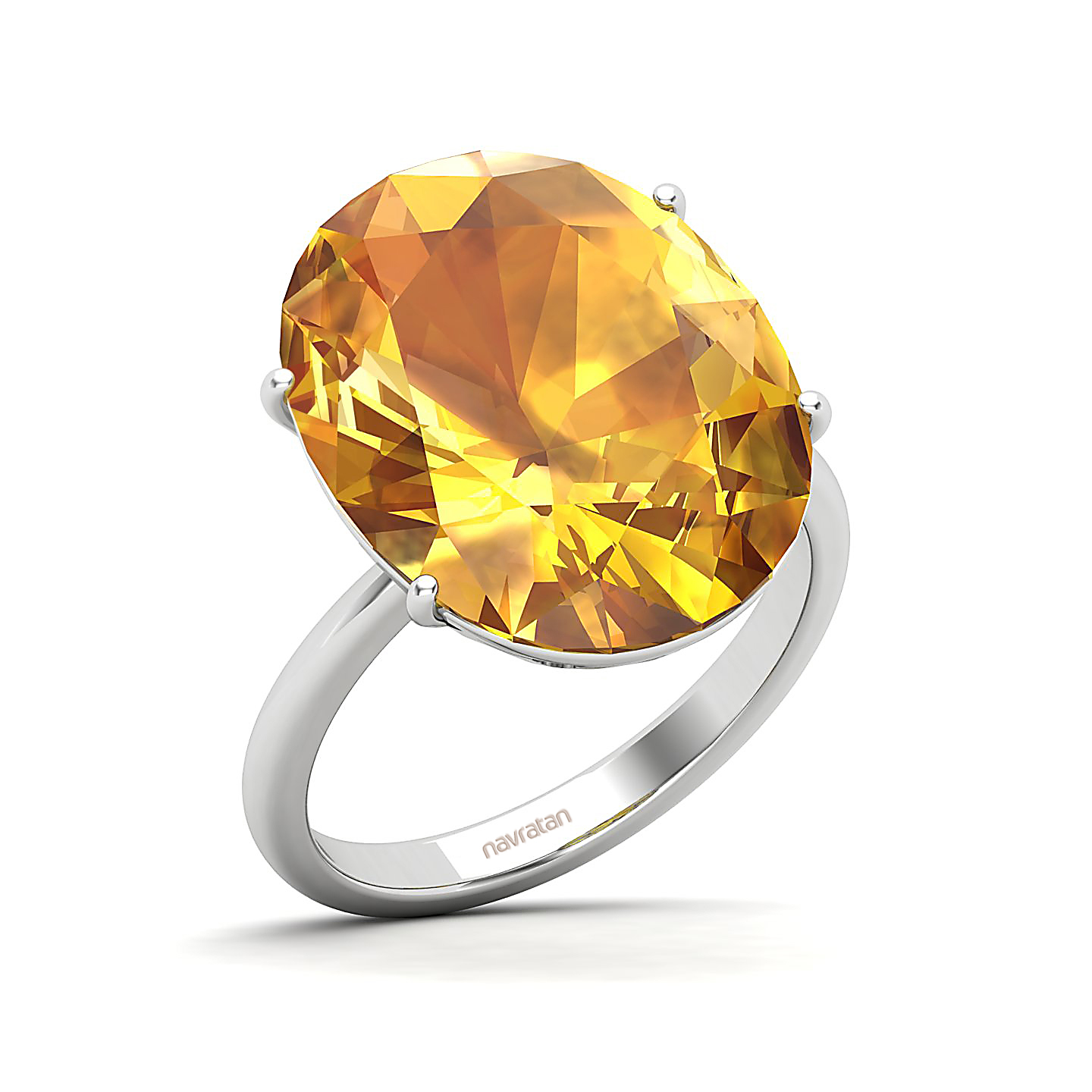 The Minimalistic Yellow Sapphire Gold Ring