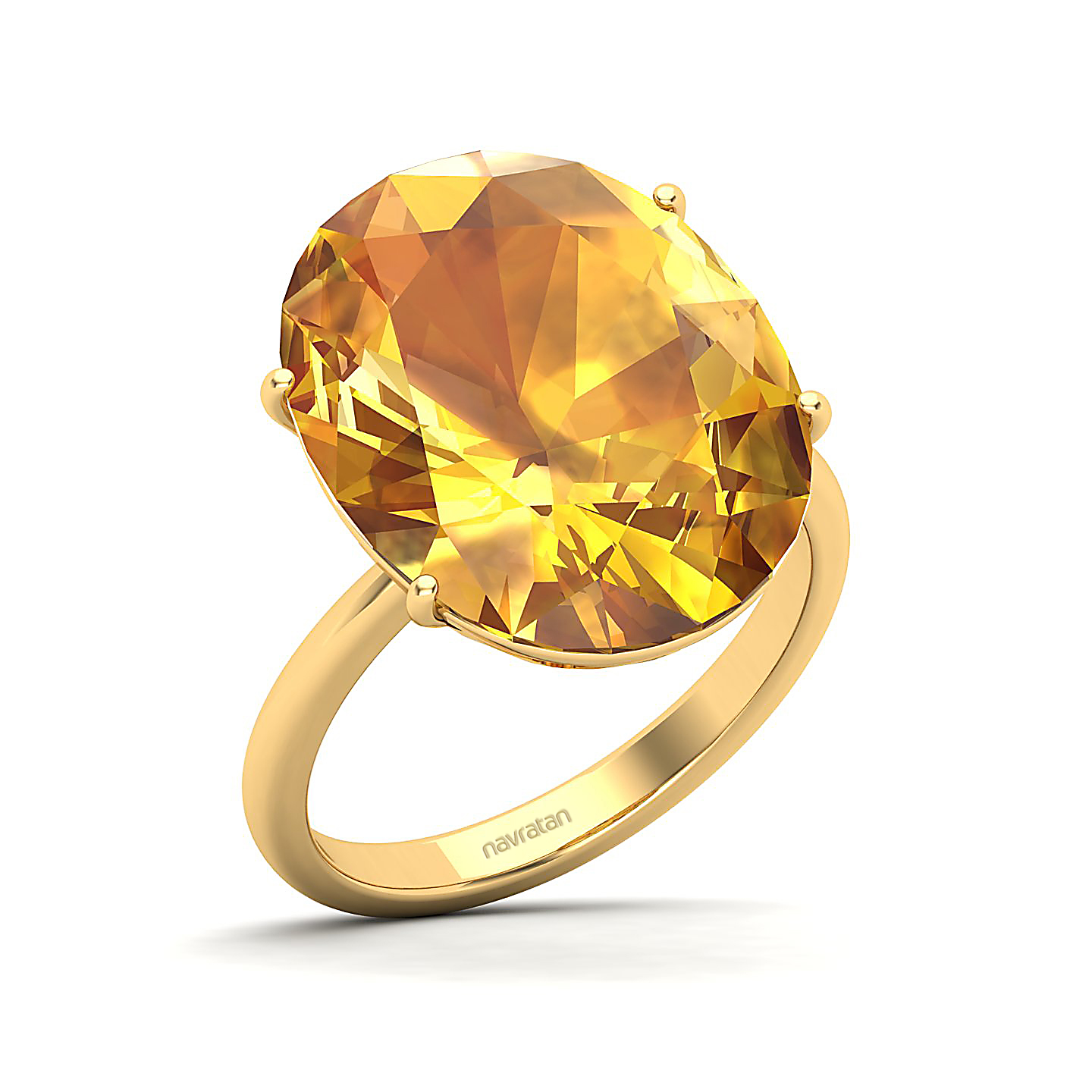 The Minimalistic Yellow Sapphire Gold Ring