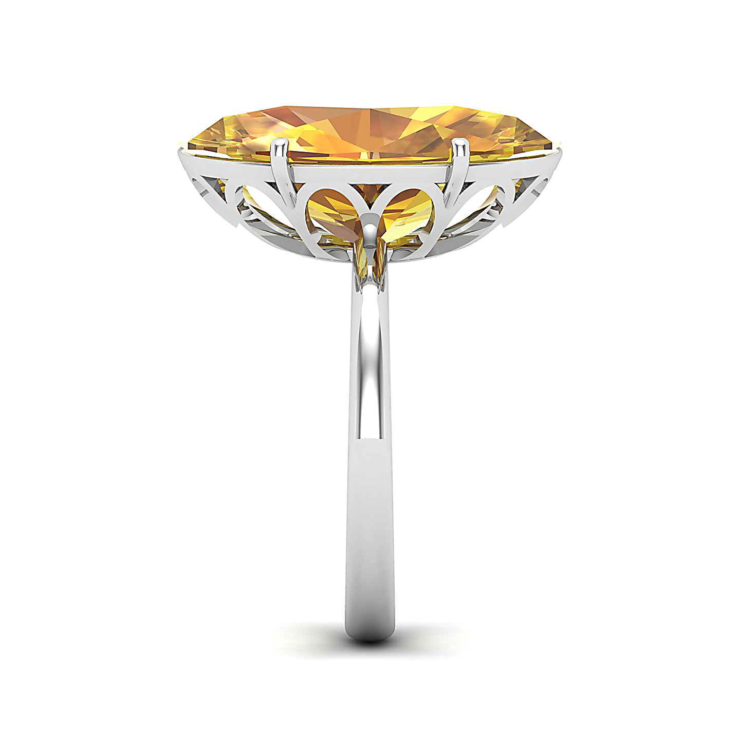 The Minimalistic Yellow Sapphire Gold Ring