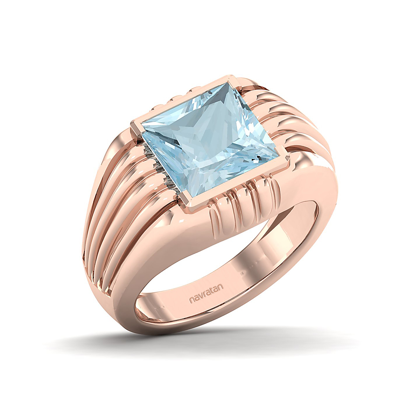 The Monumental Aquamarine Gold Ring