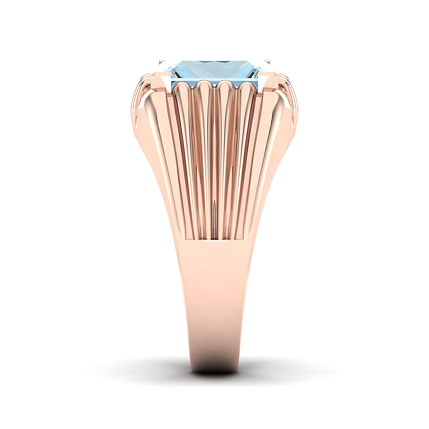 The Monumental Aquamarine Gold Ring