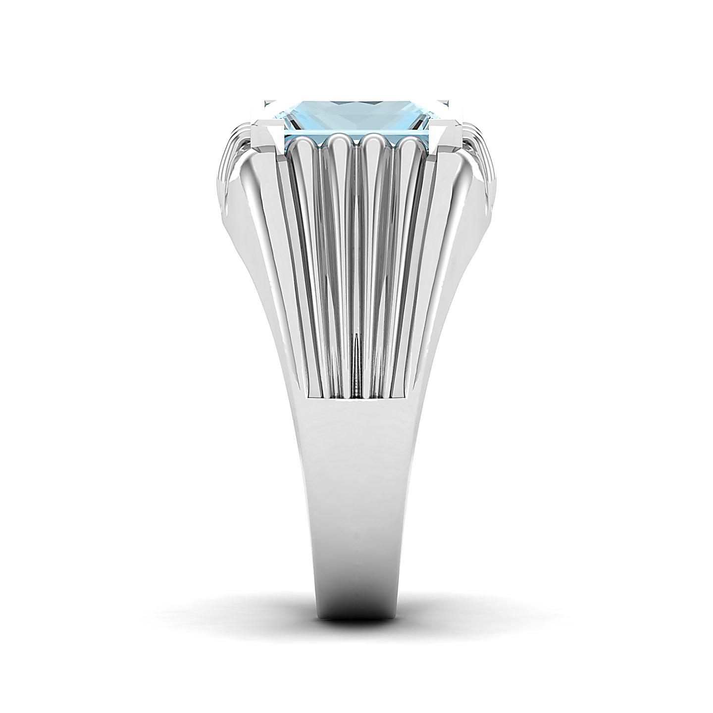 The Monumental Aquamarine Gold Ring