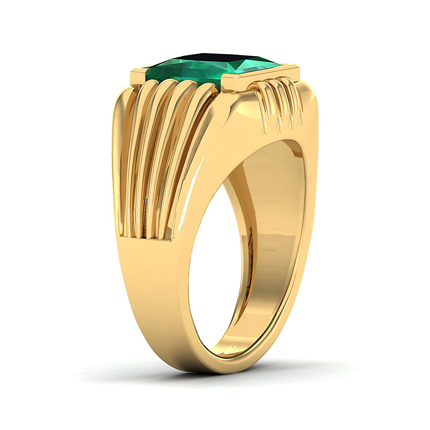 The Monumental Emerald Gold Ring