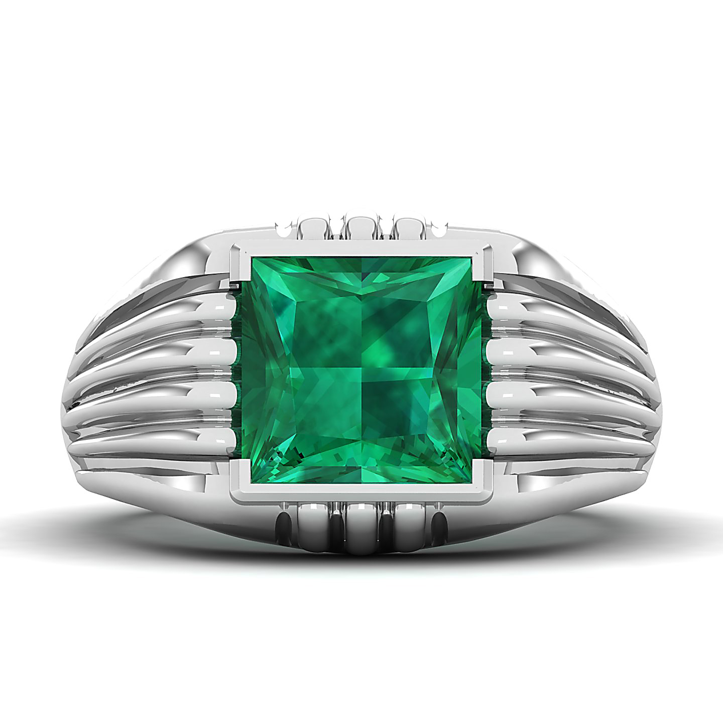 The Monumental Emerald Gold Ring