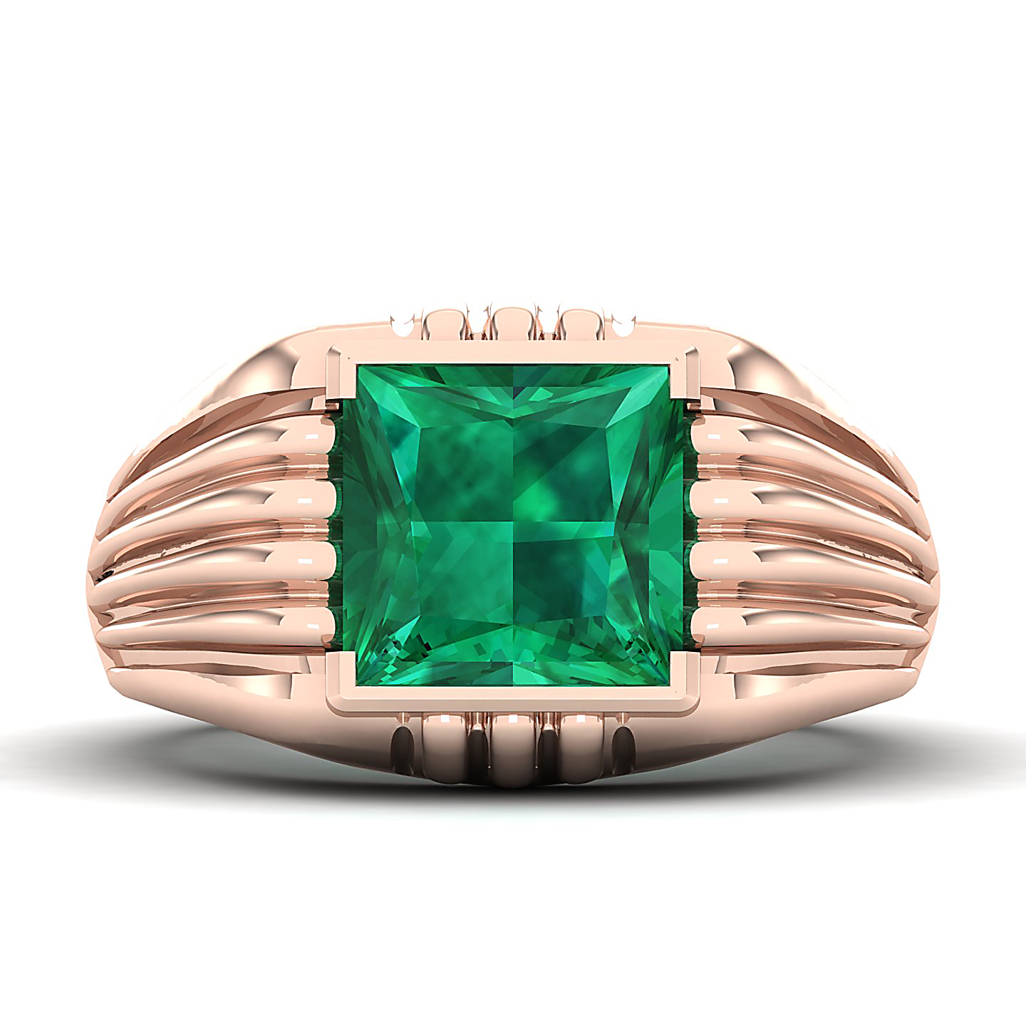 The Monumental Emerald Gold Ring