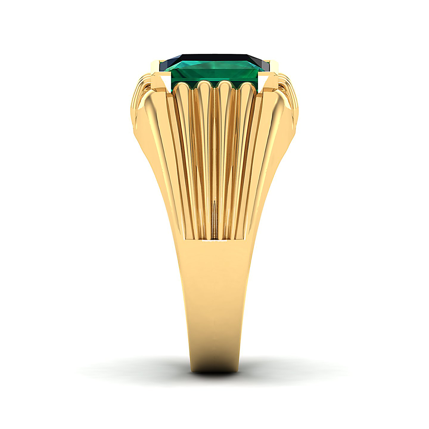 The Monumental Emerald Gold Ring