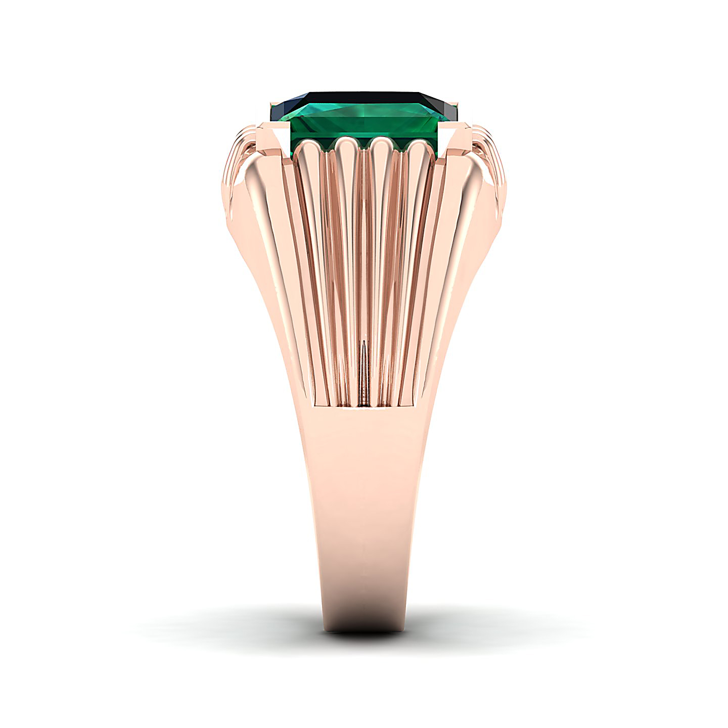 The Monumental Emerald Gold Ring