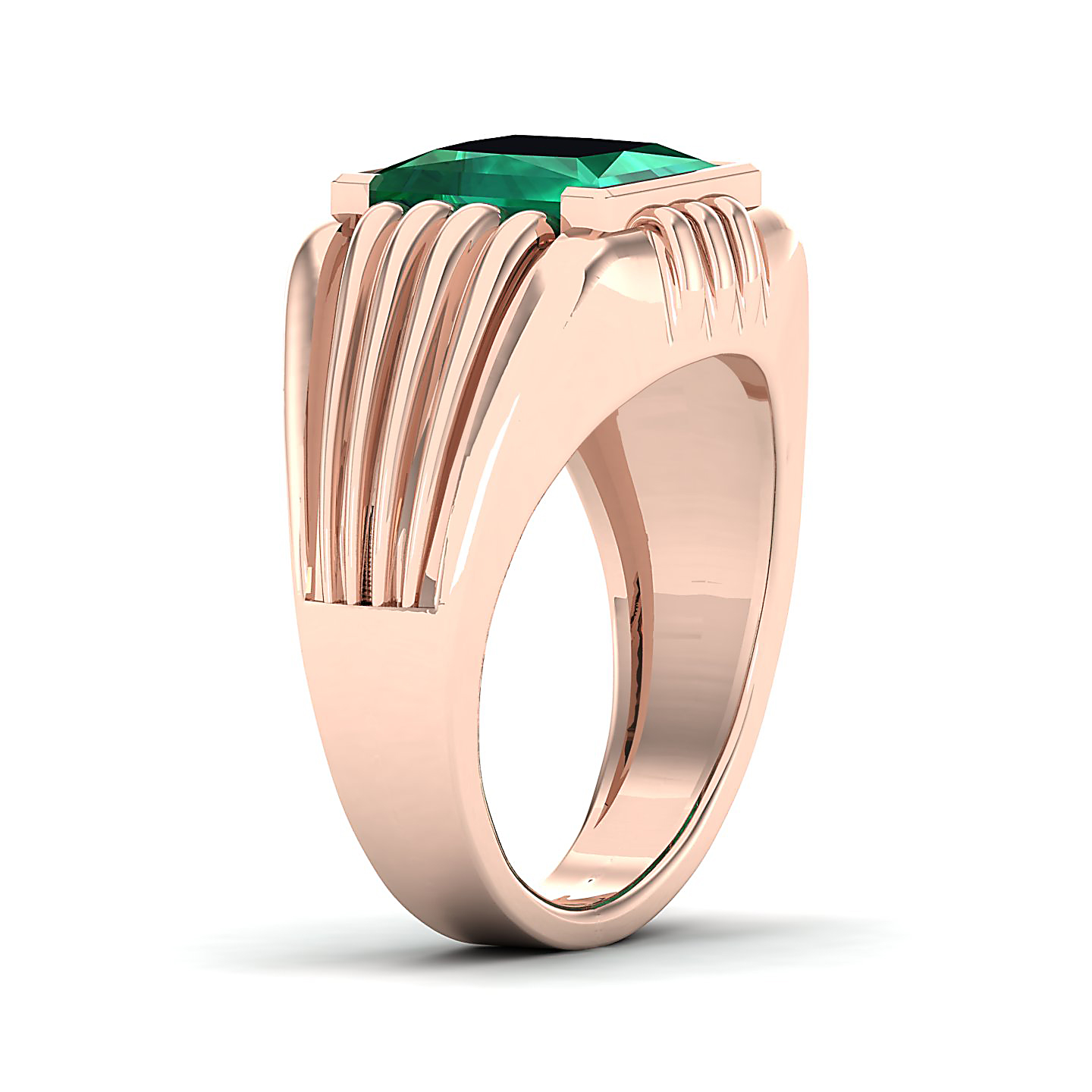 The Monumental Emerald Gold Ring