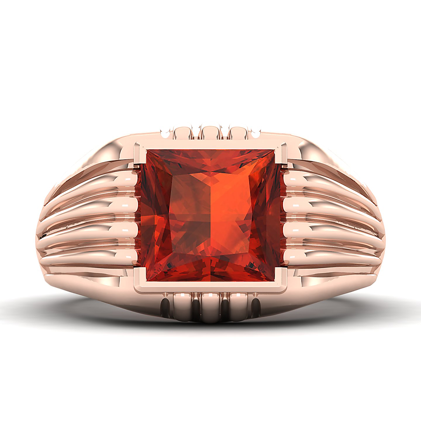 The Monumental Hessonite Gold Ring