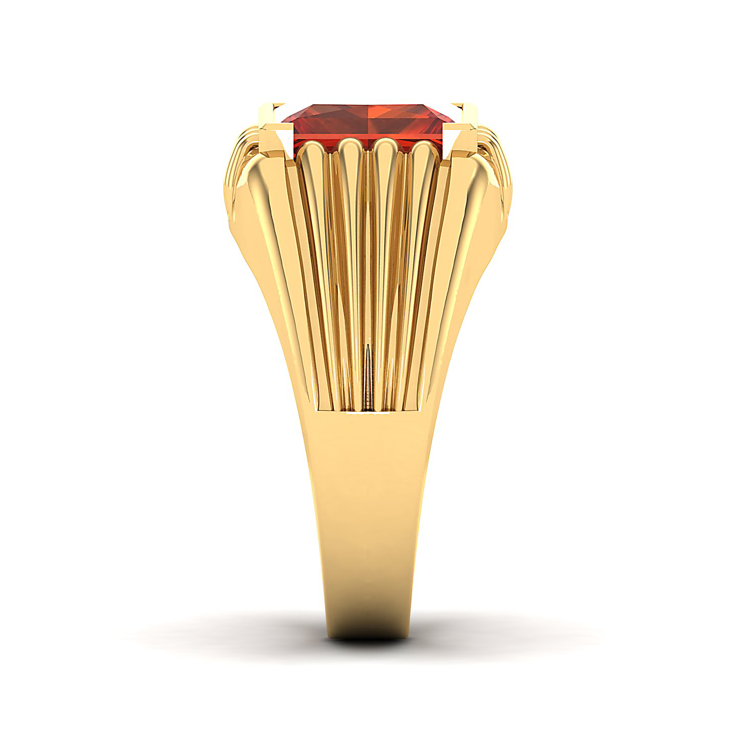 The Monumental Hessonite Gold Ring