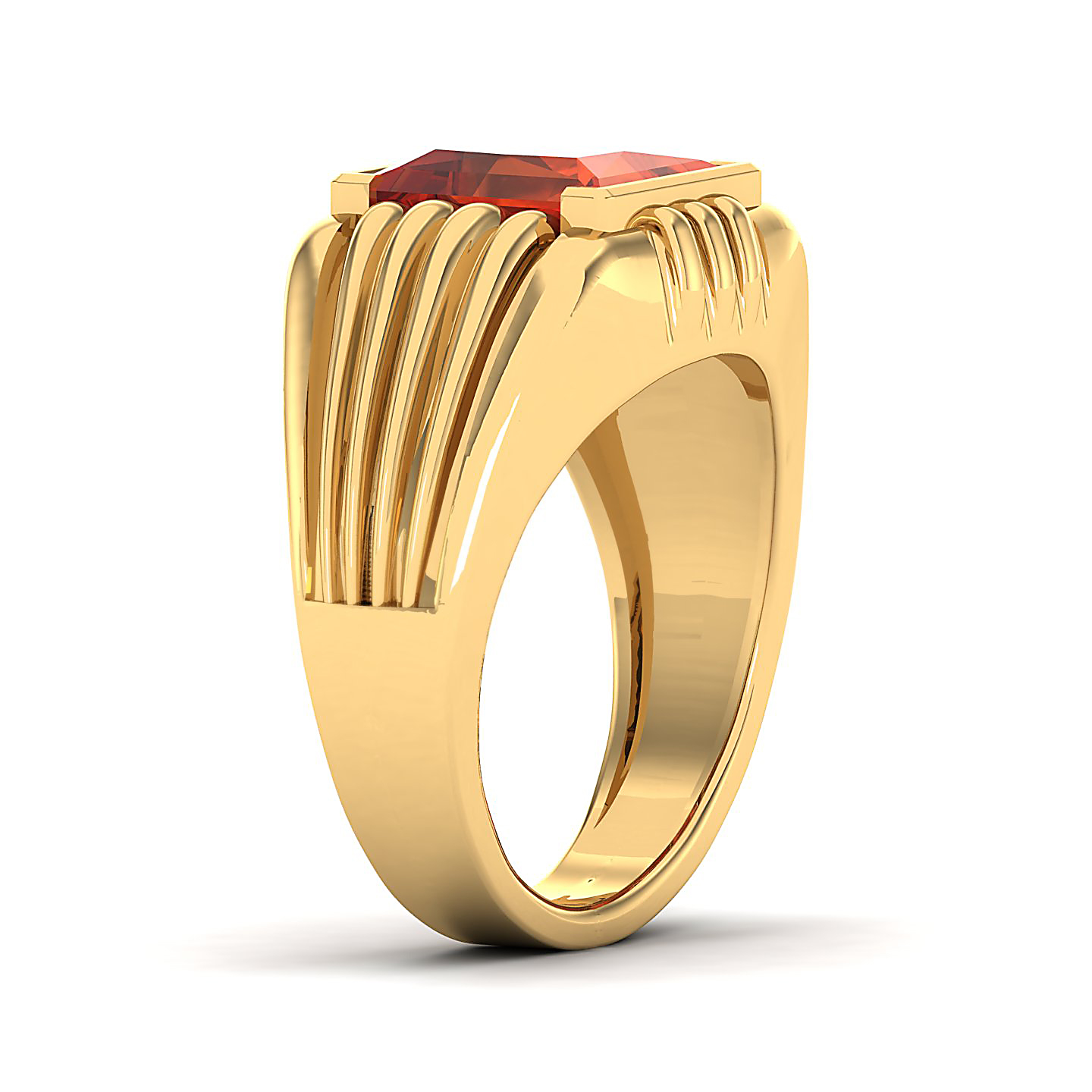 The Monumental Hessonite Gold Ring
