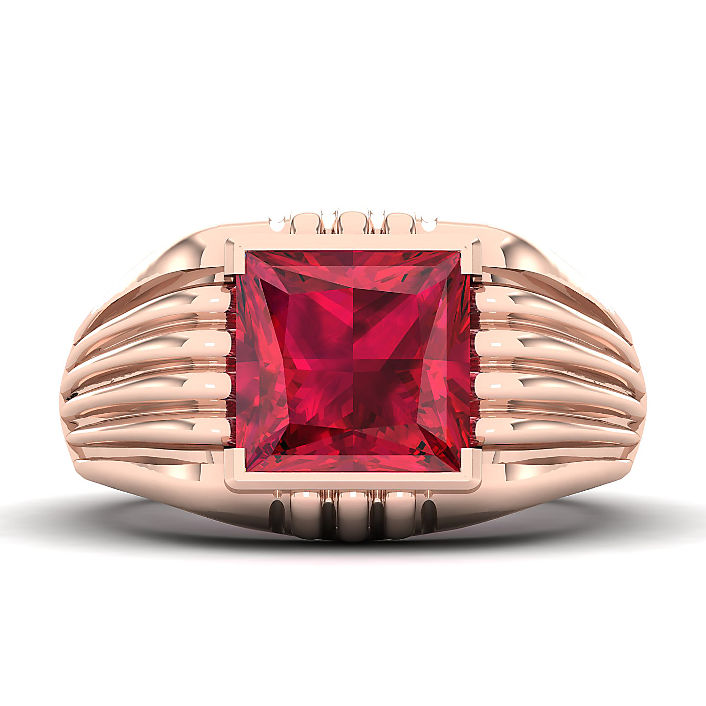 The Monumental Ruby Gold Ring
