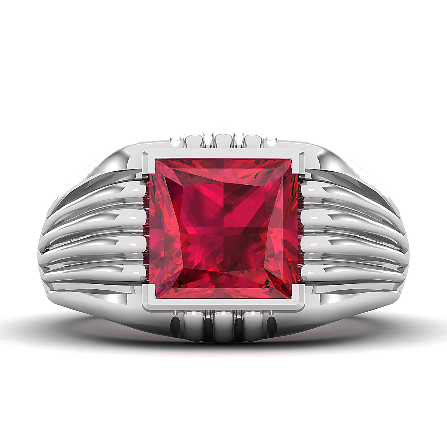 The Monumental Ruby Gold Ring