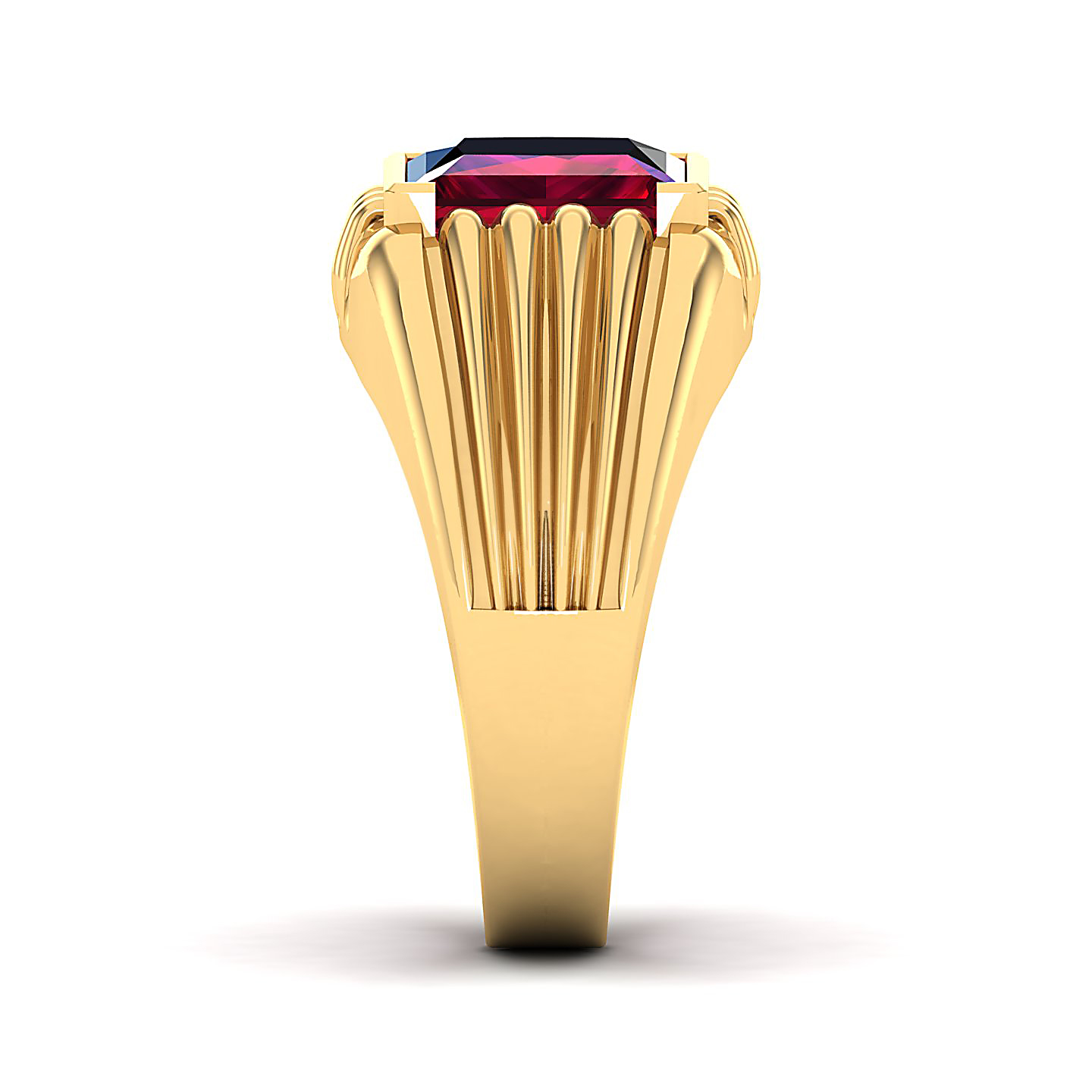 The Monumental Ruby Gold Ring