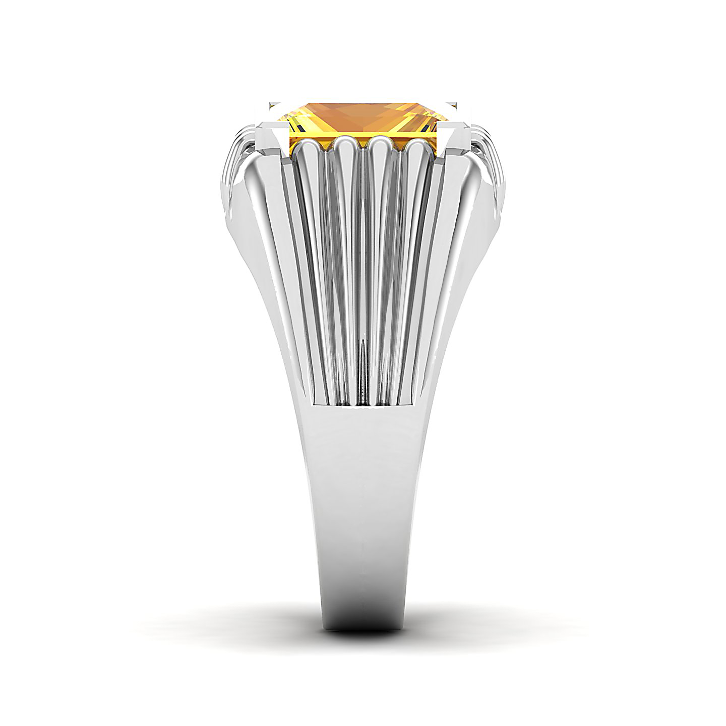 The Monumental Yellow Sapphire Gold Ring