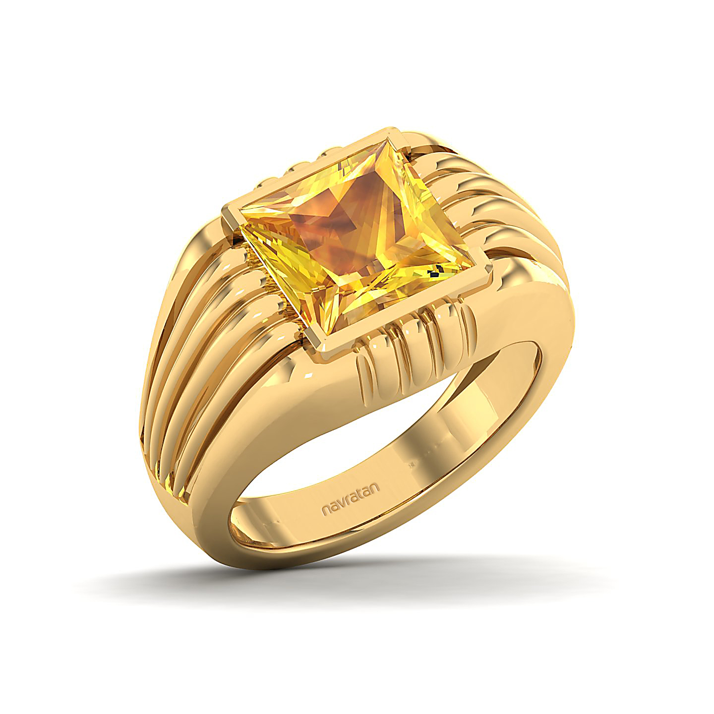 The Monumental Yellow Sapphire Gold Ring