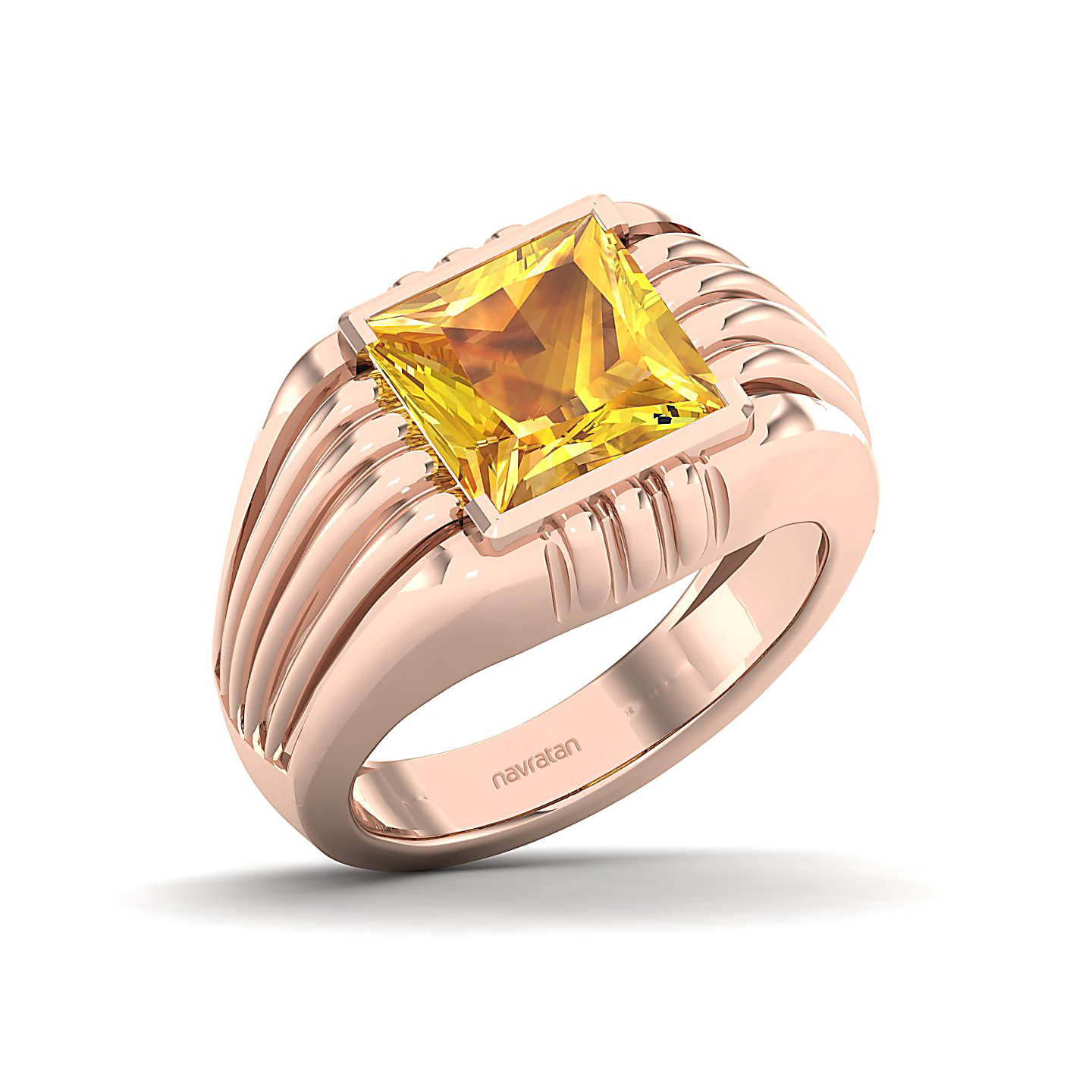 The Monumental Yellow Sapphire Gold Ring