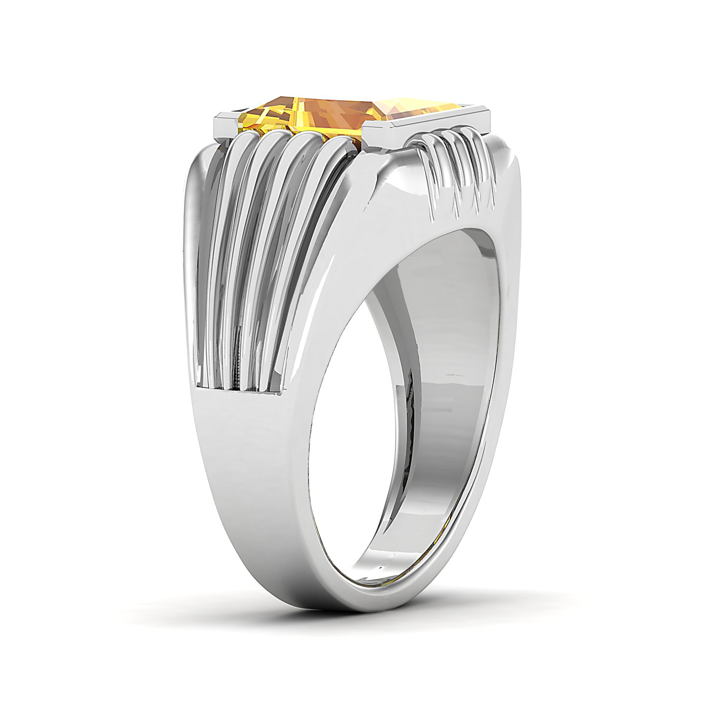 The Monumental Yellow Sapphire Gold Ring