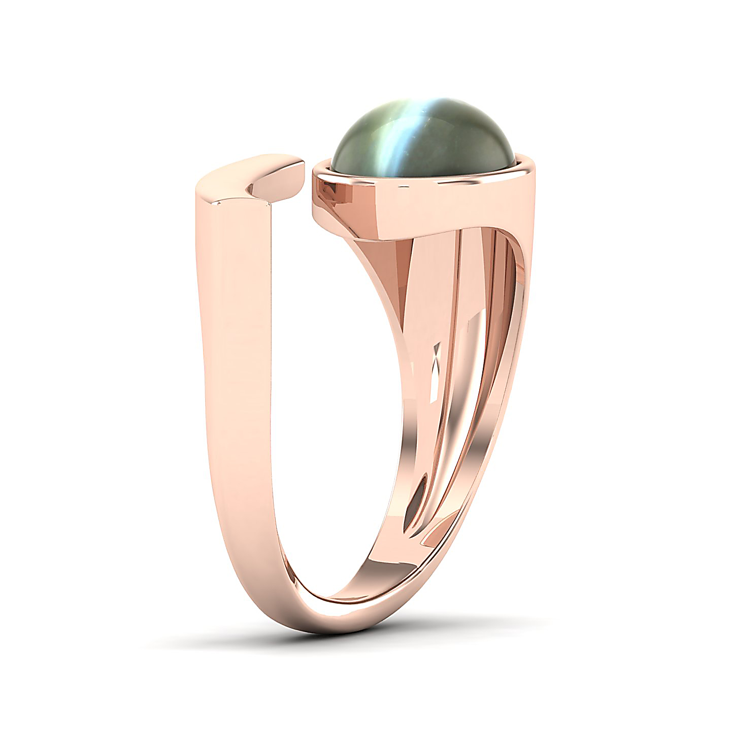 The Passionate Cat's Eye Open Ring