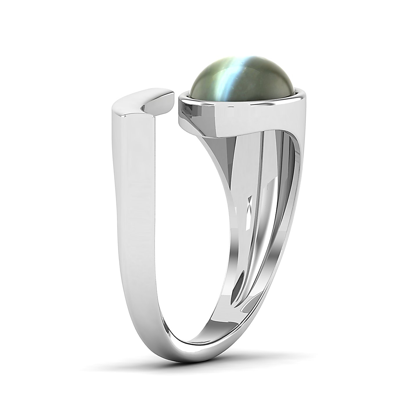 The Passionate Cat's Eye Open Ring