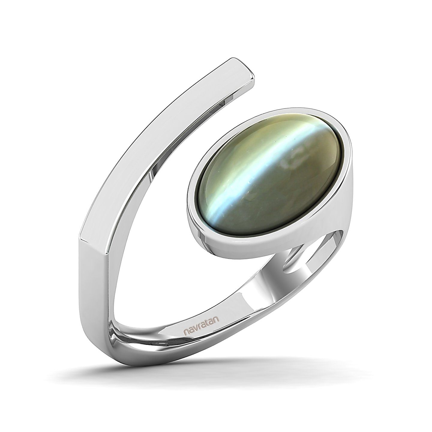 The Passionate Cat's Eye Open Ring