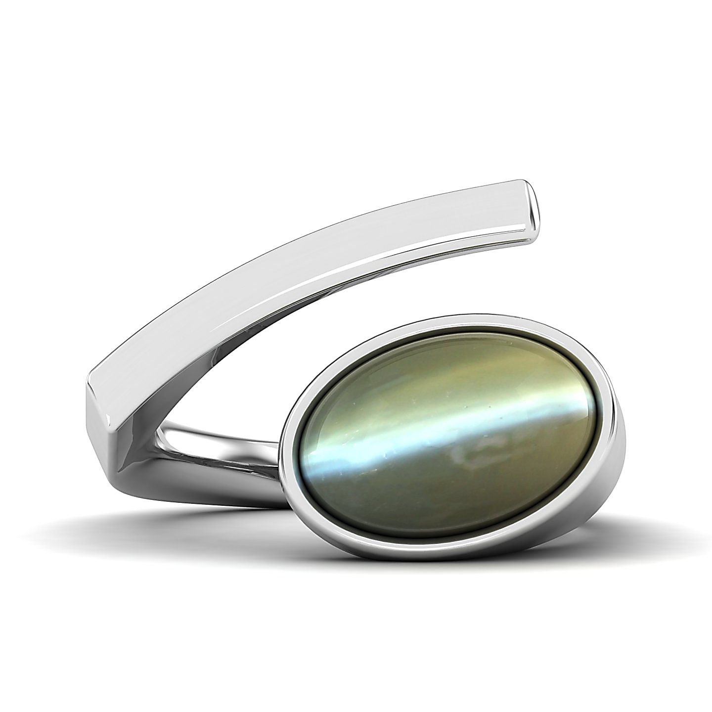 The Passionate Cat's Eye Open Ring
