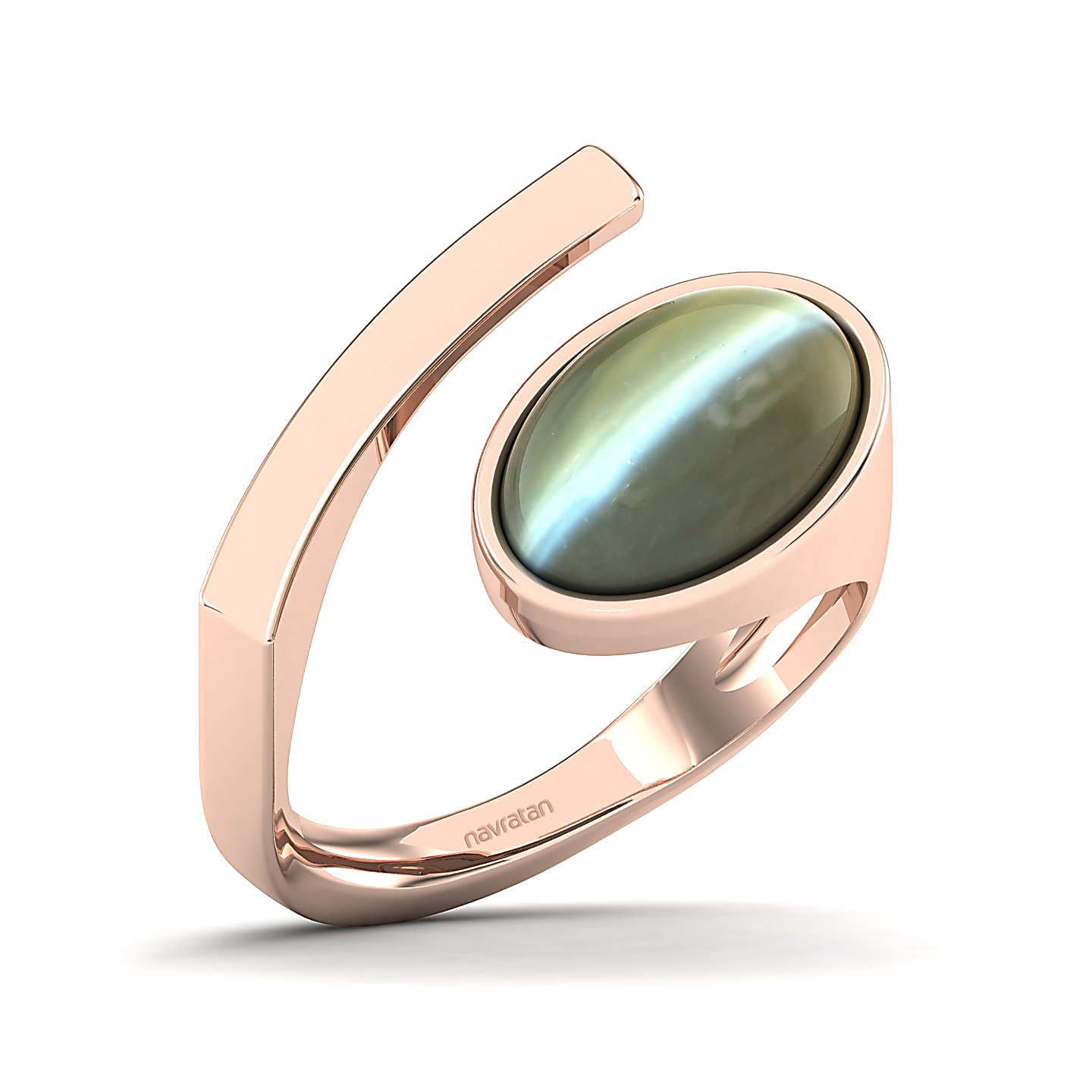 The Passionate Cat's Eye Open Ring
