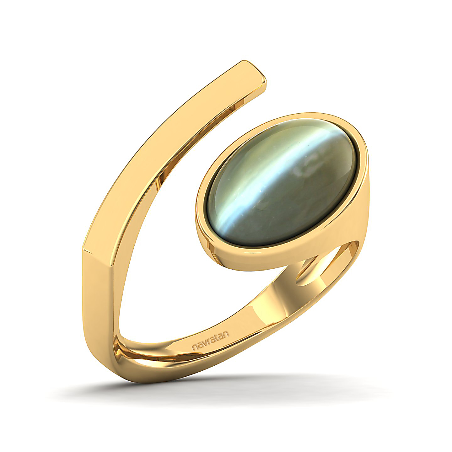 The Passionate Cat's Eye Open Ring