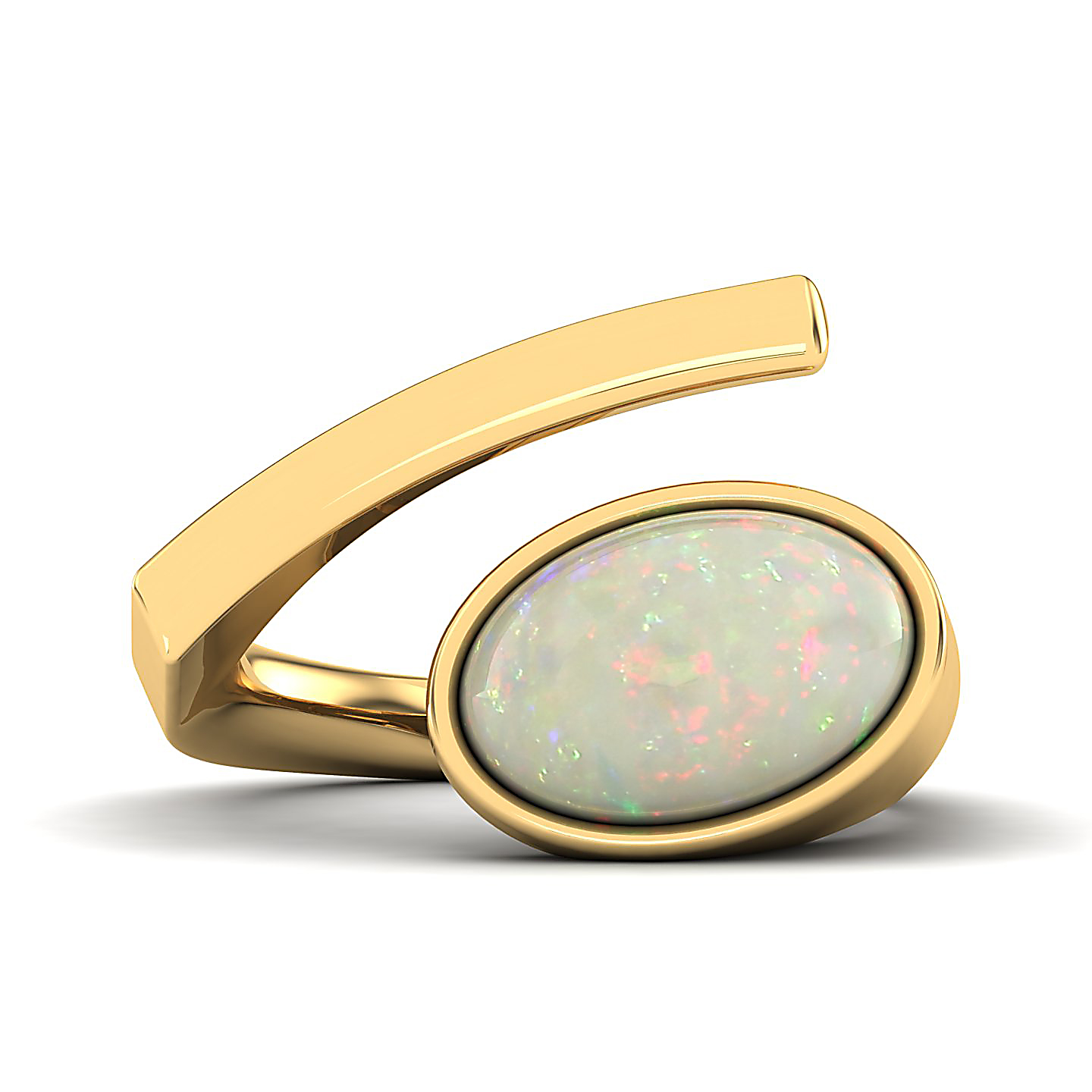 The Passionate Opal Open Ring