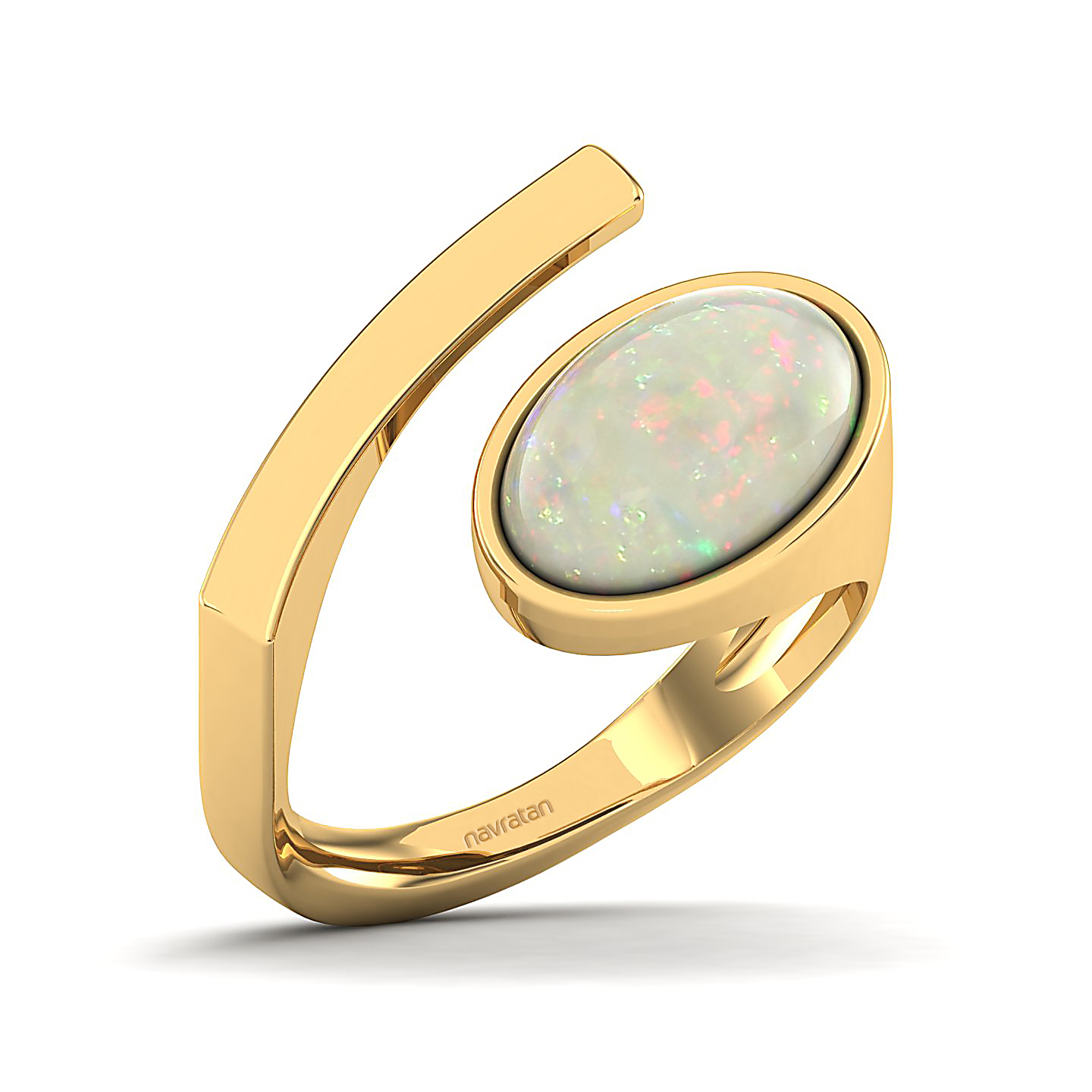 The Passionate Opal Open Ring