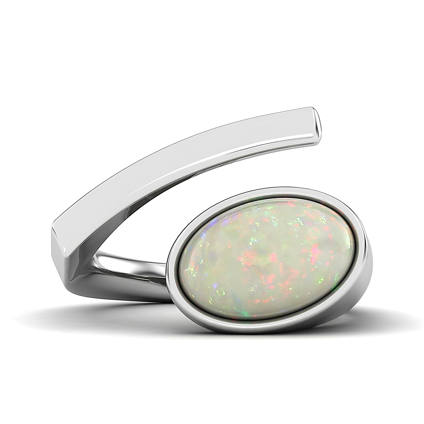 The Passionate Opal Open Ring
