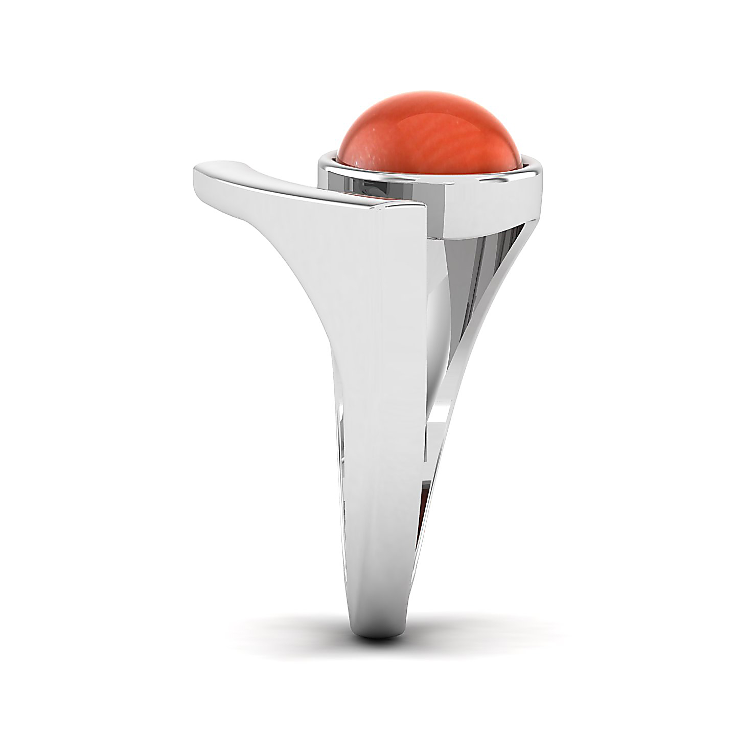 The passionate Red Coral Open Ring
