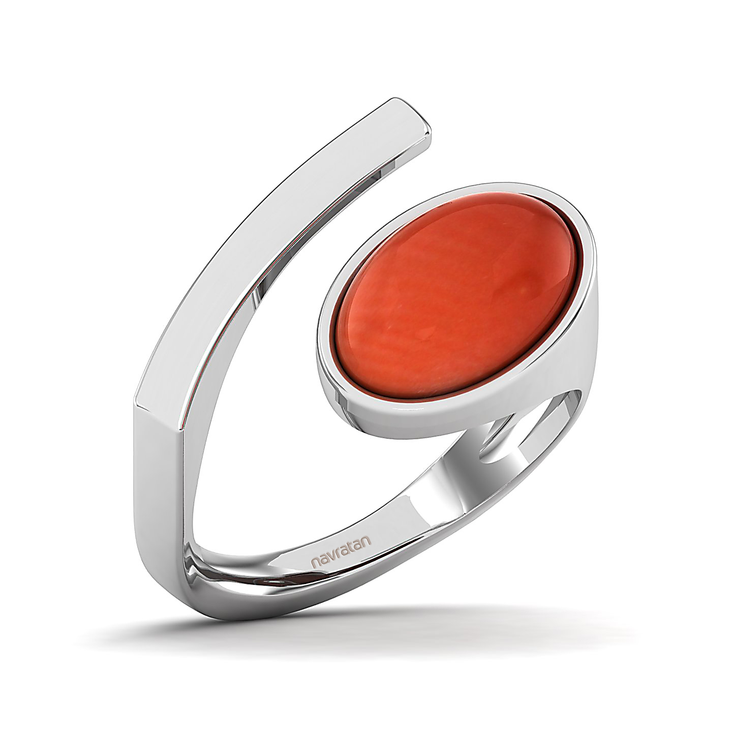 The passionate Red Coral Open Ring