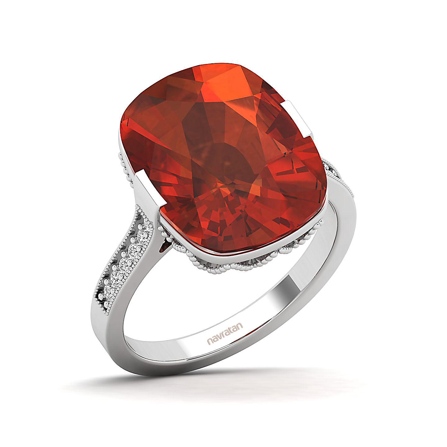 The Pinnacle Hessonite Gold Ring