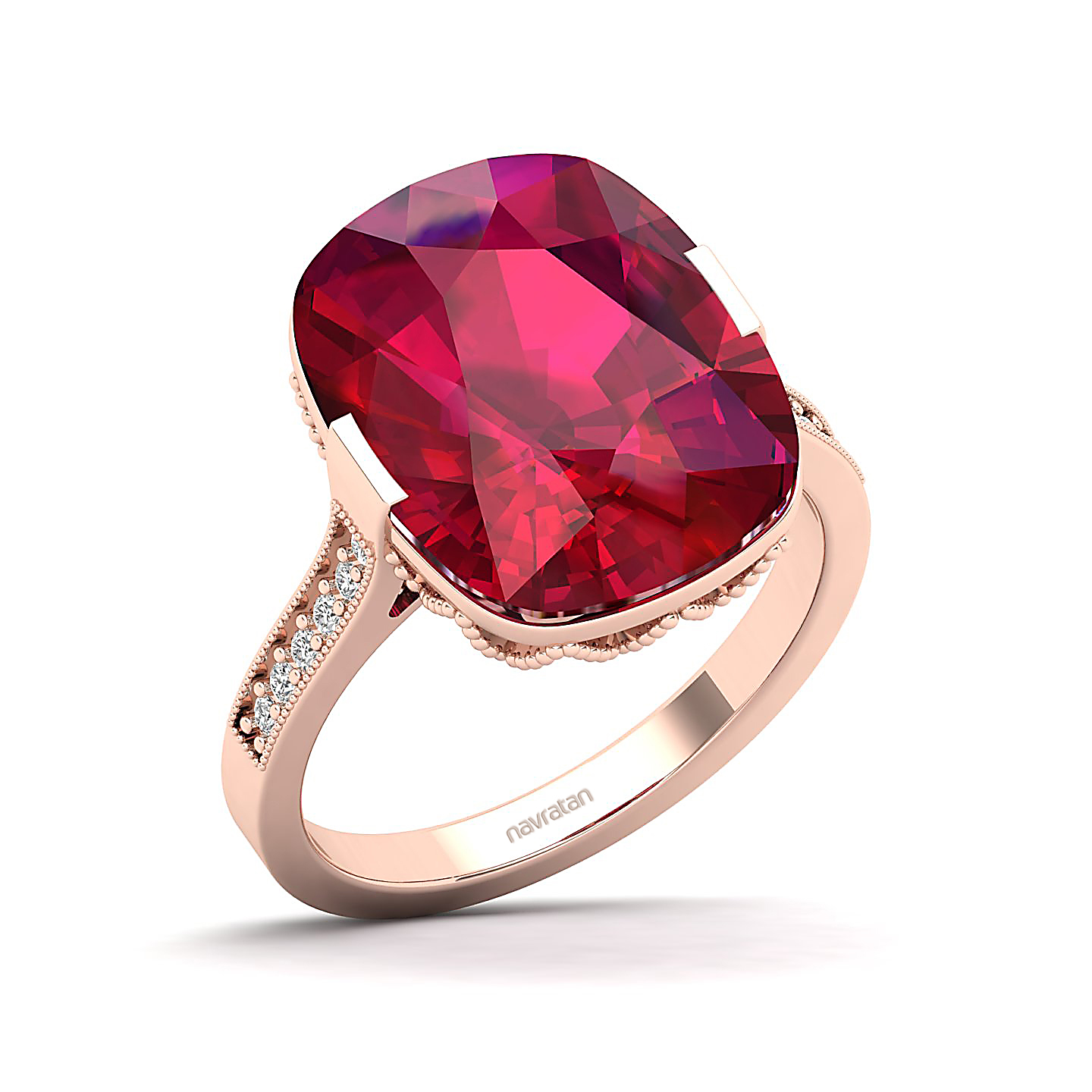 The Pinnacle Ruby Gold Ring