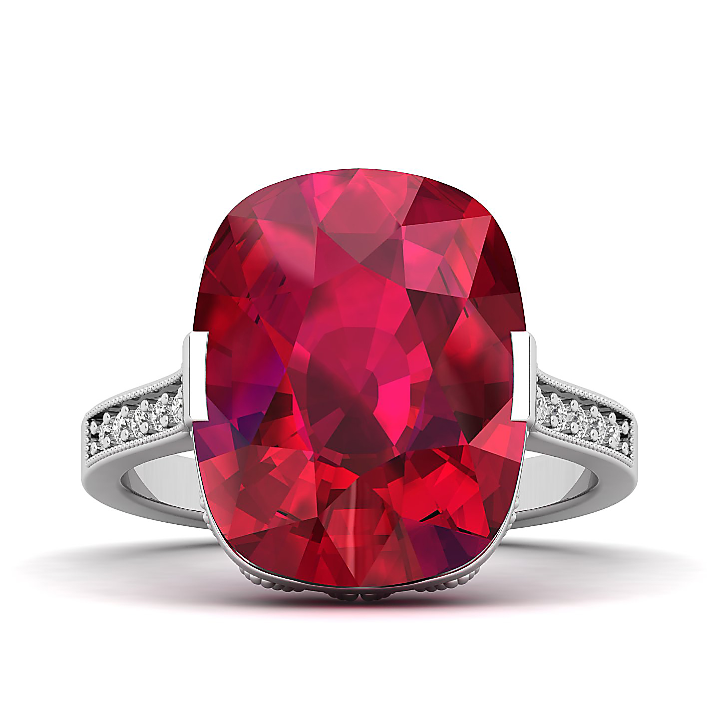 The Pinnacle Ruby Gold Ring