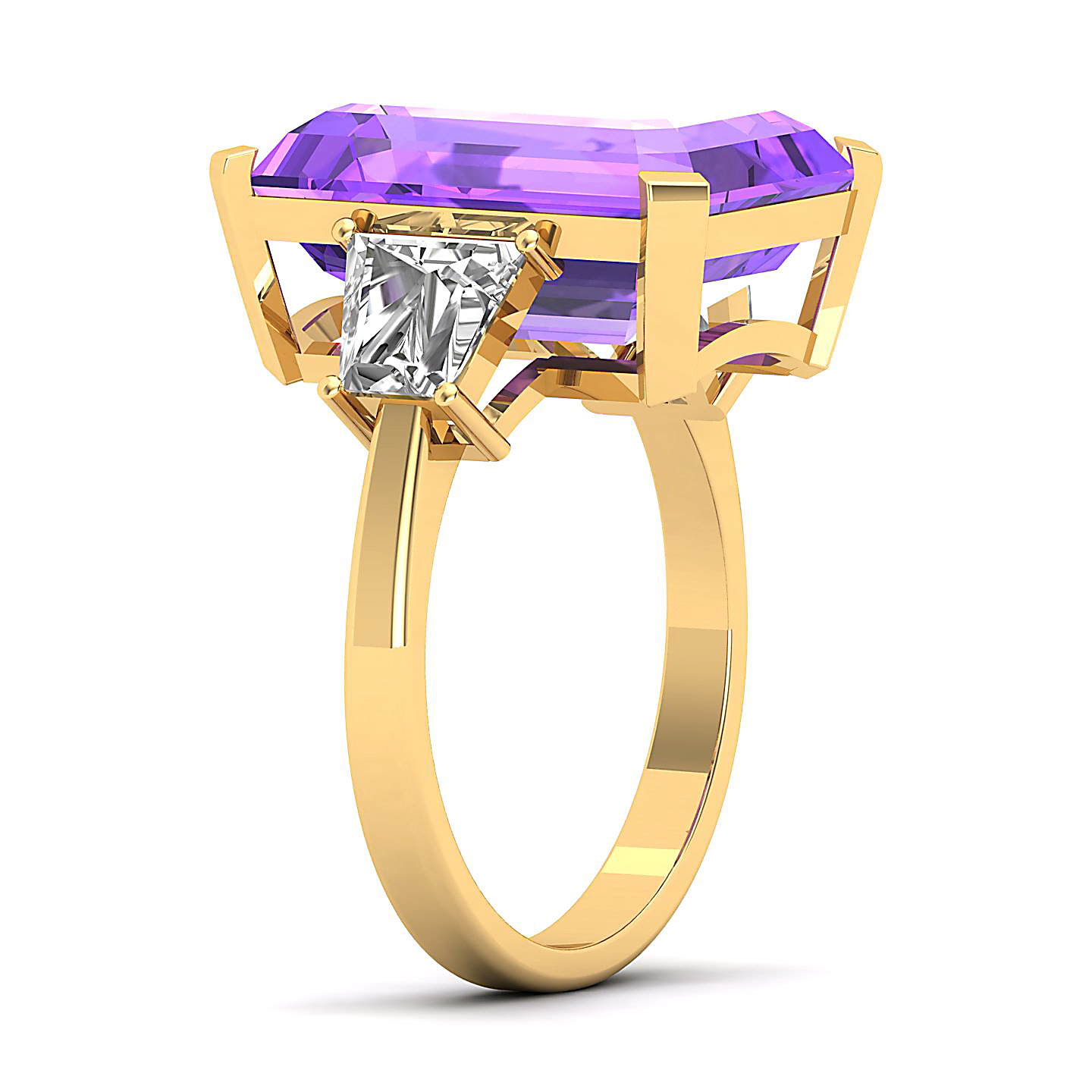 The Princess Trilogy Amethyst Ring