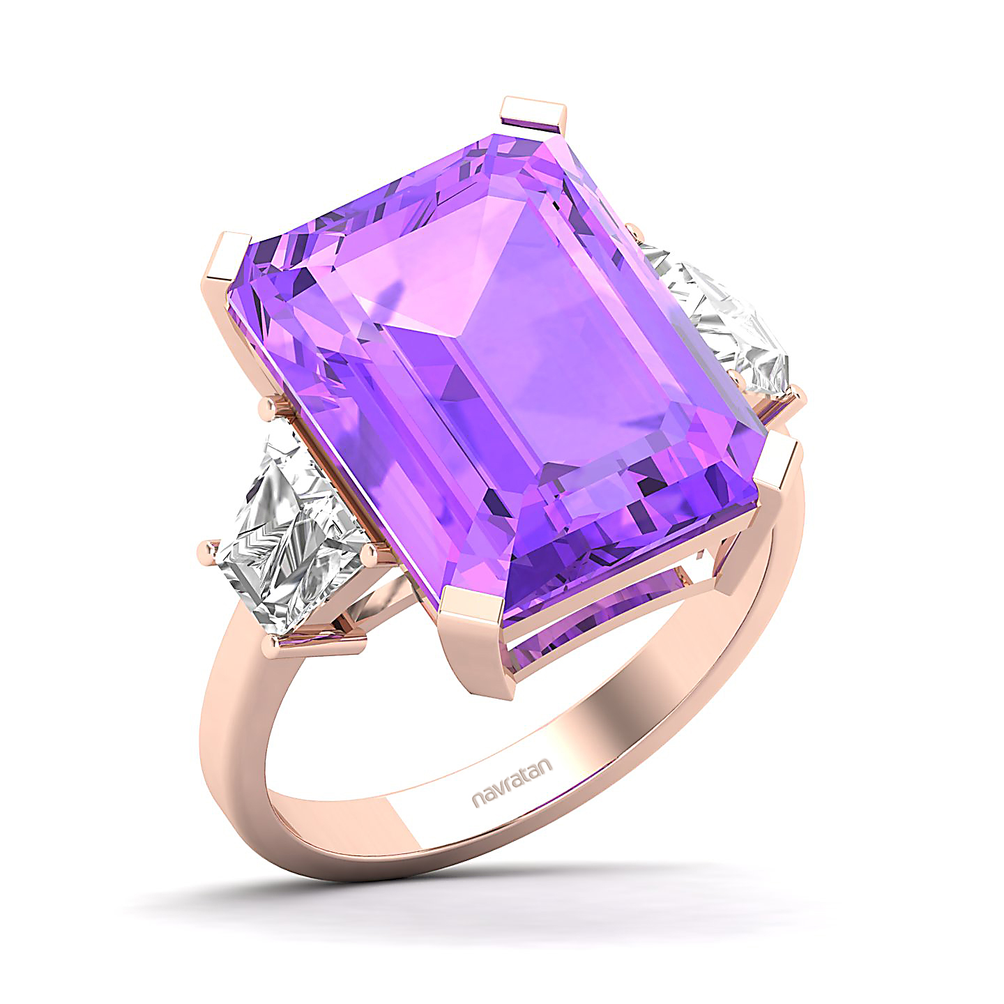The Princess Trilogy Amethyst Ring