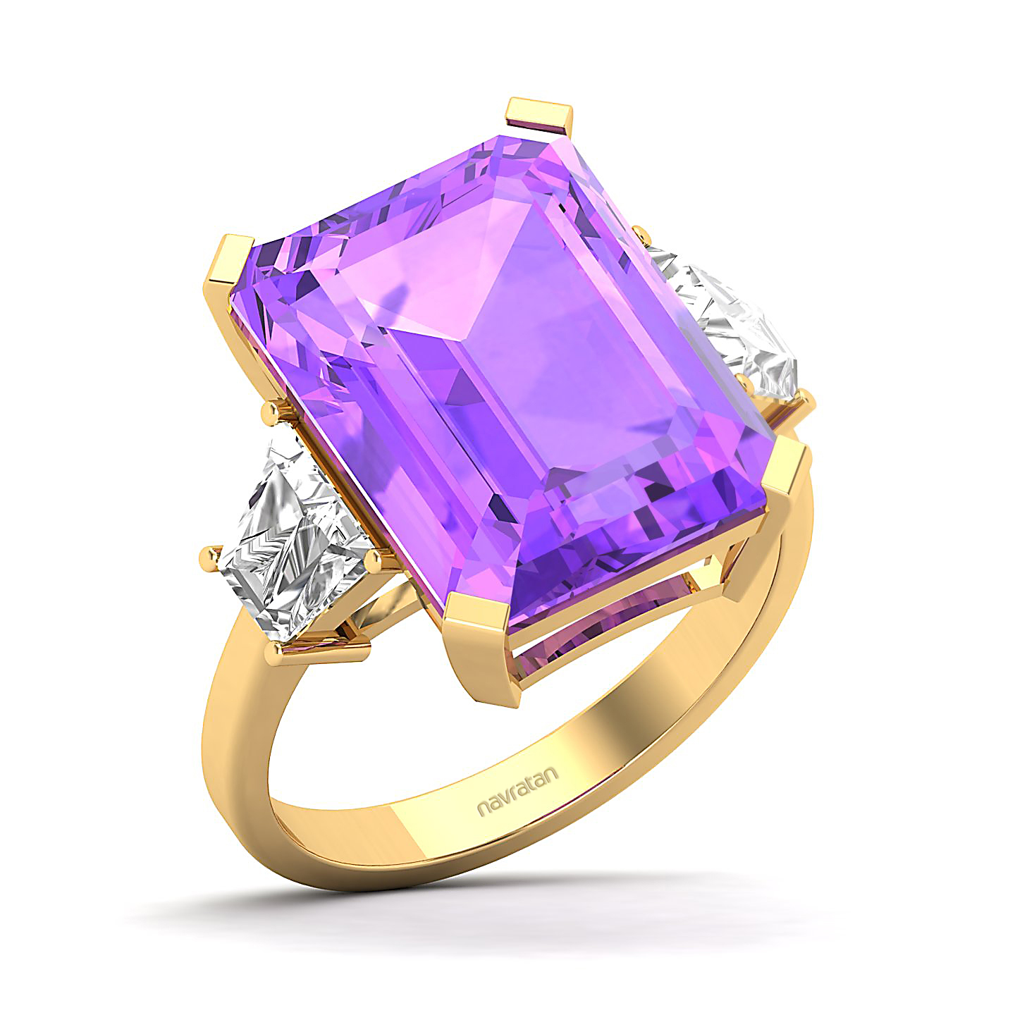The Princess Trilogy Amethyst Ring